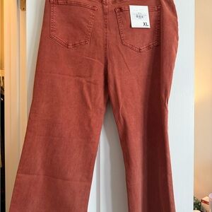 Zenana Outfitters Women's Terracotta Flare Jeans